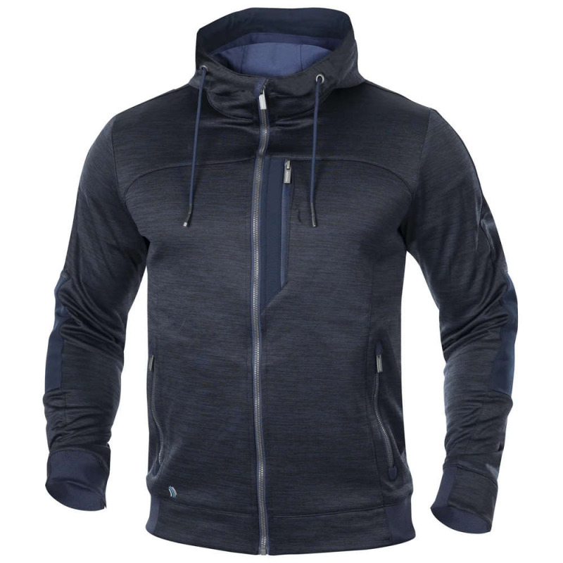 Mikina 3DBreathe melange modrá vel.2XL