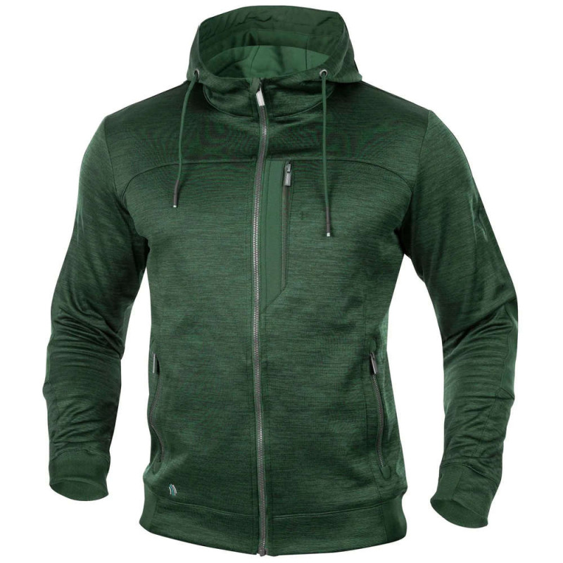 Mikina 3DBreathe melange zelená vel.2XL