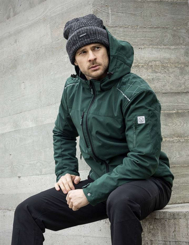 Bunda soft. ZIMNÍ VISION pánská, zelená vel.3XL