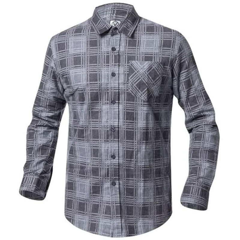 Flanelová košile URBAN, šedá vel.4XL