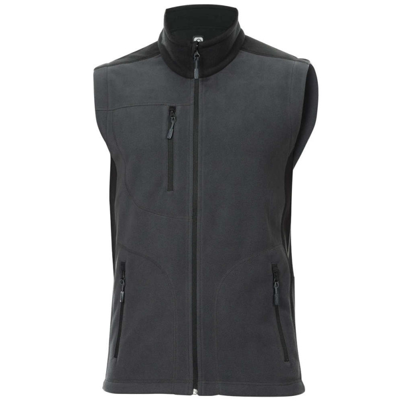 Vesta fleece MARTIN pánská tmavě šedá vel.M