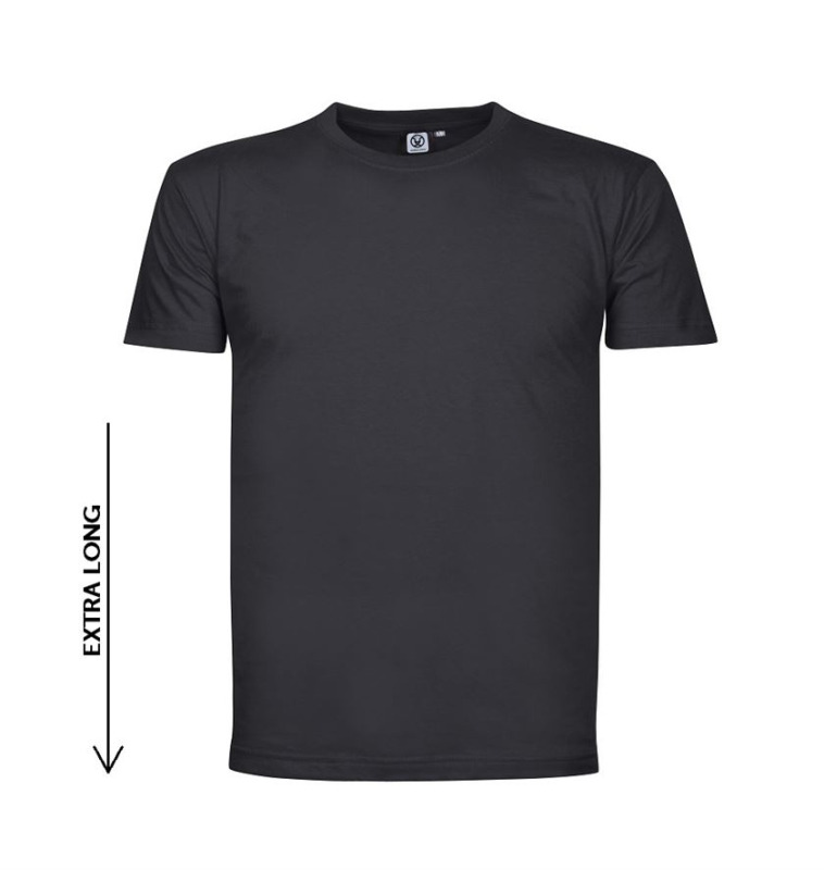 Tričko LIMA  prodloužené černé vel.5XL