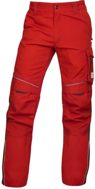 Kalhoty URBAN+ zkrácené 170-175 cm červené vel.2XL