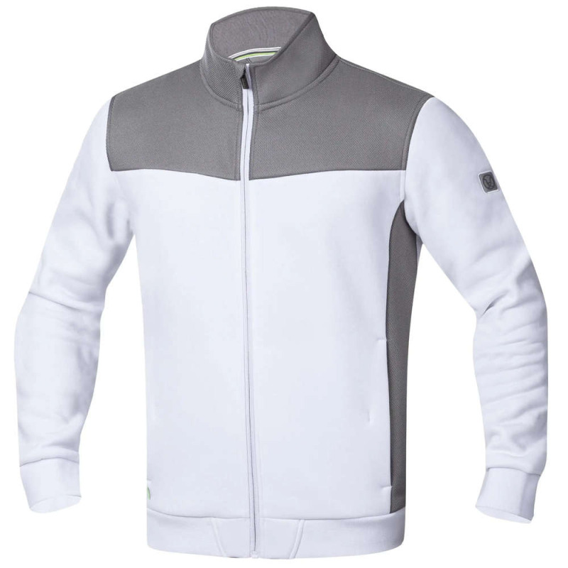 Mikina M007 bílá vel.3XL
