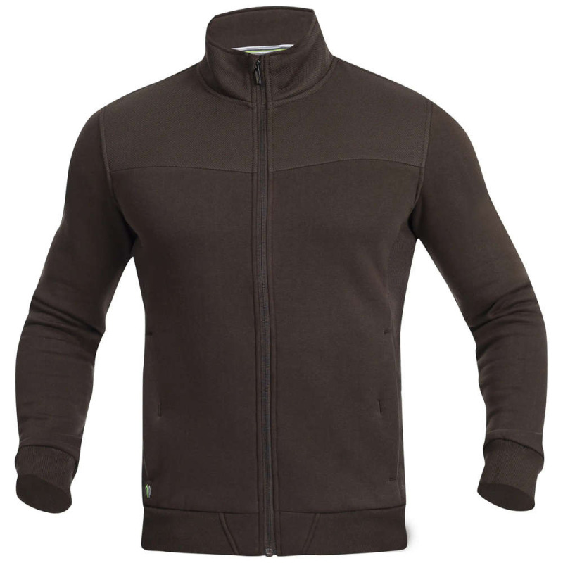 Mikina M007 hnědá vel.4XL