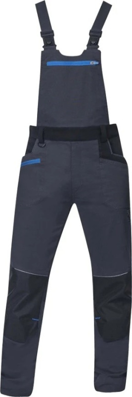 Kalhoty s laclem 4Xstretch® tmavě šedé vel.62