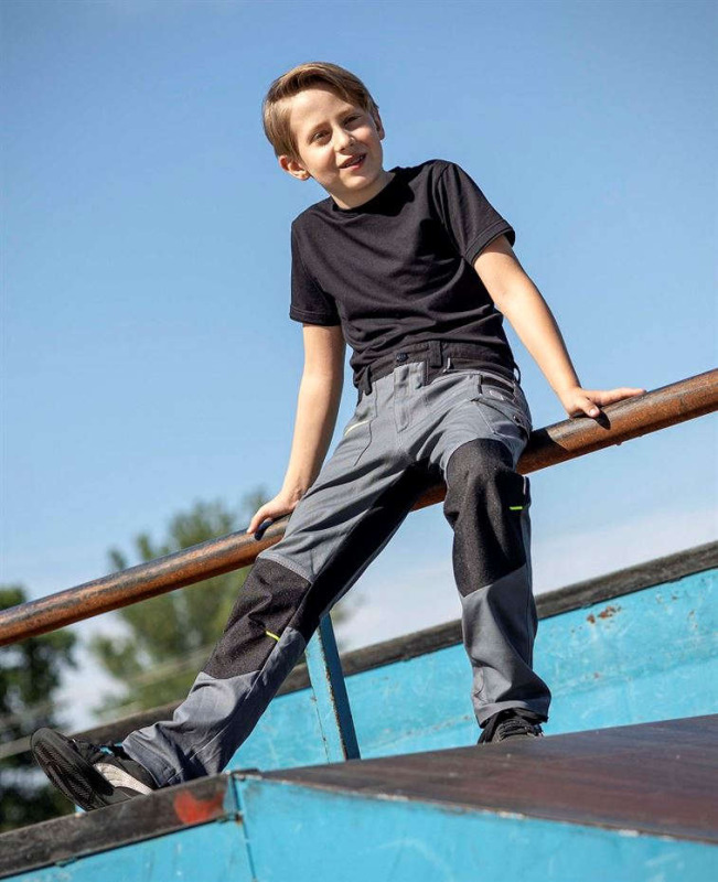 Dětské kalhoty 4Xstretch® šedé vel.98-104