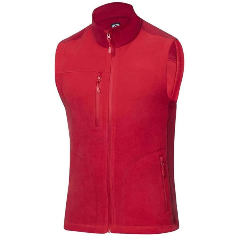 Vesta fleece MARTIN pánská červená vel.M