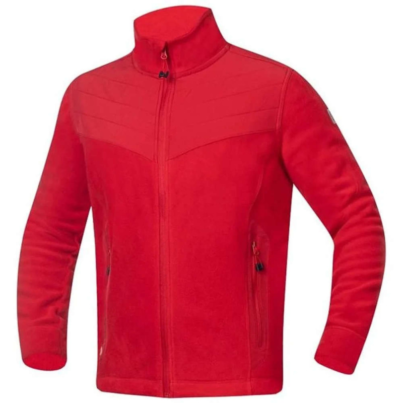 Mikina SoftFLEECE COMBO červená vel.S
