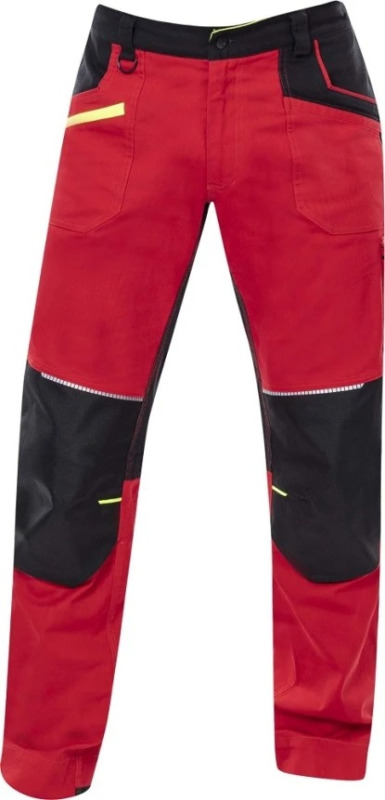 Kalhoty 4Xstretch® červené vel.50