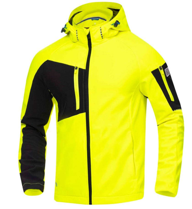 Softshellová bunda CITYCONIC® Hi-viz žlutá vel.S
