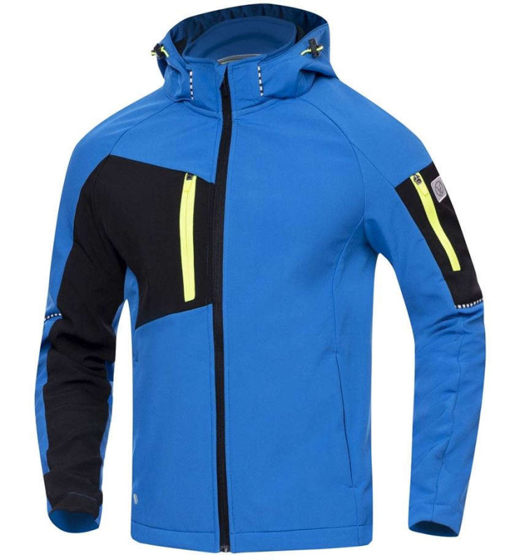 Softshellová bunda CITYCONIC® modrá vel.4XL