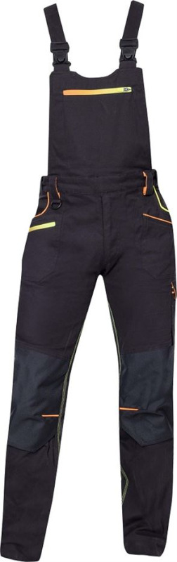 Kalhoty s laclem CREATRON® černá neon vel.52