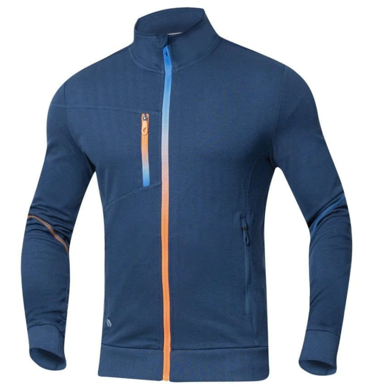 Strečová mikina CREATRON® modrá neon vel.2XL