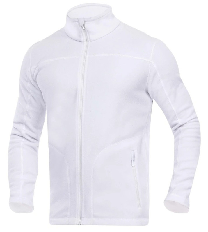 Pánská fleecová mikina JOFLEX bílá vel.4XL