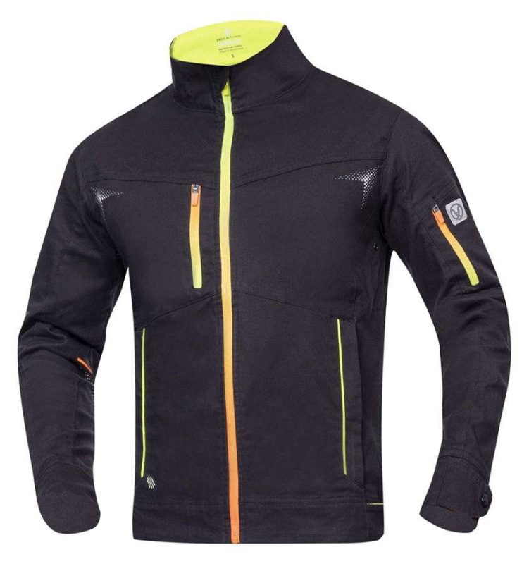 Blůza CREATRON® černá neon vel.XL