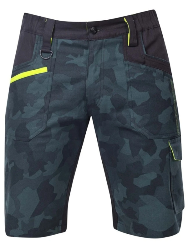 Kraťasy CREATRON®Camo zelená vel.52