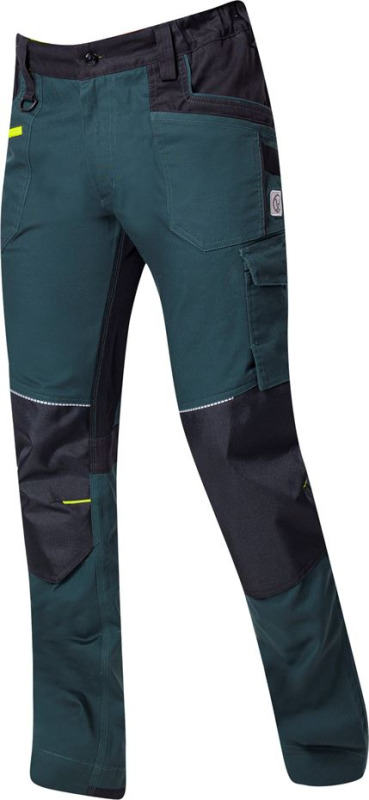 Kalhoty 4Xstretch® tmavě zelená vel.60
