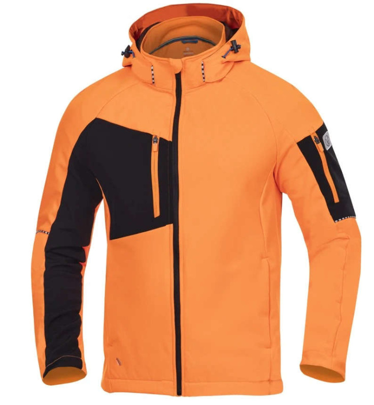Softshellová bunda CITYCONIC® Hi-vis oranžová vel.S