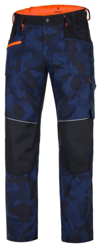 Kalhoty CREATRON® camo modrá vel.64