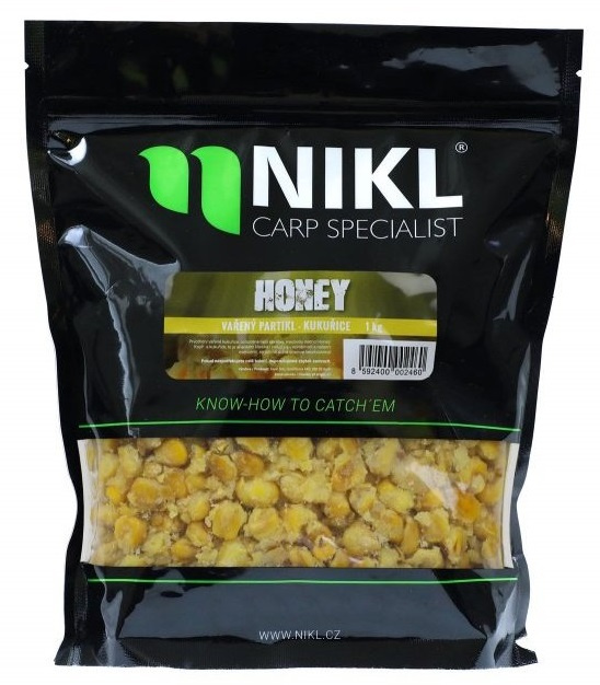 Nikl vařený partikl kukuřice 1 kg - honey