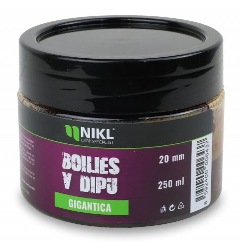 Nikl boilies v dipu gigantica 250 g - 24 mm