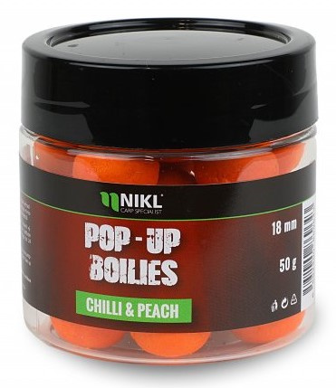 Nikl plovoucí boilies chilli & peach 50 g - 16 mm