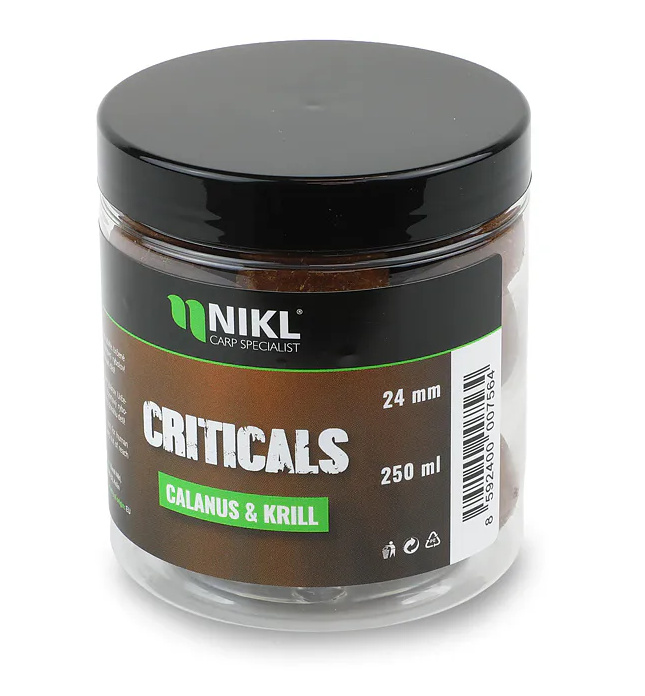 Nikl criticals boilie calanus & krill 250 ml - 20 mm