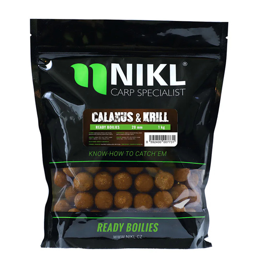 Nikl boilie ready calanus & krill - 3 kg 20 mm