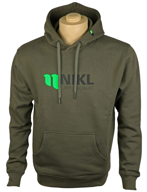 Nikl mikina zelená new logo-velikost s