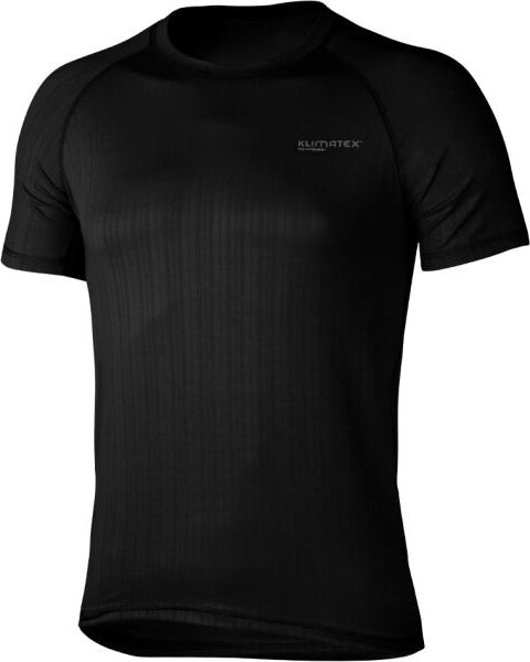 Pánské funkční triko KLIMATEX Bento černé Velikost: 2XL
