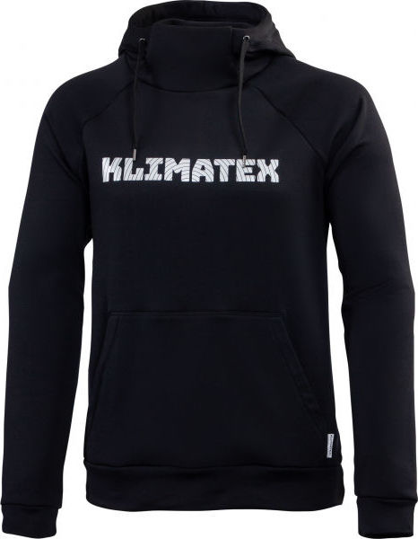 Pánská sportovní mikina KLIMATEX Manu černá Velikost: 2XL