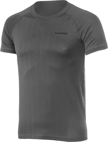 Pánské funkční triko KLIMATEX Bento šedé Velikost: L