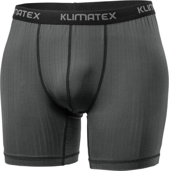 Pánské funkční boxerky KLIMATEX Bax Mid šedé Velikost: S