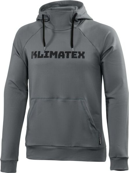 Pánská sportovní mikina KLIMATEX Manu šedá Velikost: XL