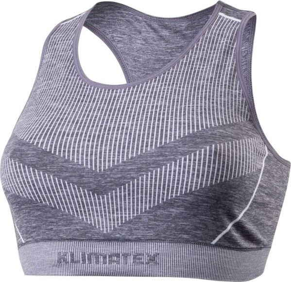 Dámská sportovní podprsenka KLIMATEX Euros šedá Velikost: S