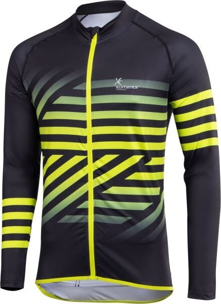 Pánský cyklistický dres KLIMATEX Kash černý Velikost: M