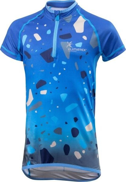 Dětský cyklistický dres KLIMATEX Randy modrý Velikost: 146