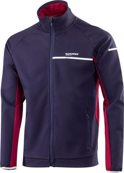Pánská softshellová bunda KLIMATEX Marek navy Velikost: 2XL