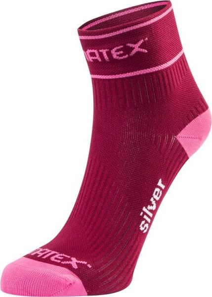 Unisex funkční ponožky KLIMATEX Levi růžové Velikost: 35-38