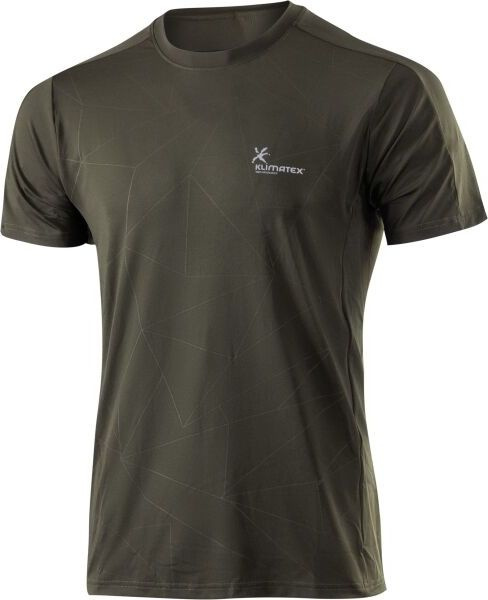 Pánské funkční triko KLIMATEX Upa khaki Velikost: S