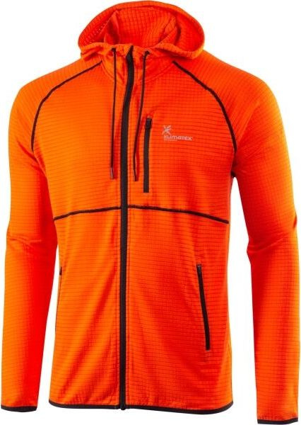Pánská funkční mikina KLIMATEX Pret oranžová Velikost: M