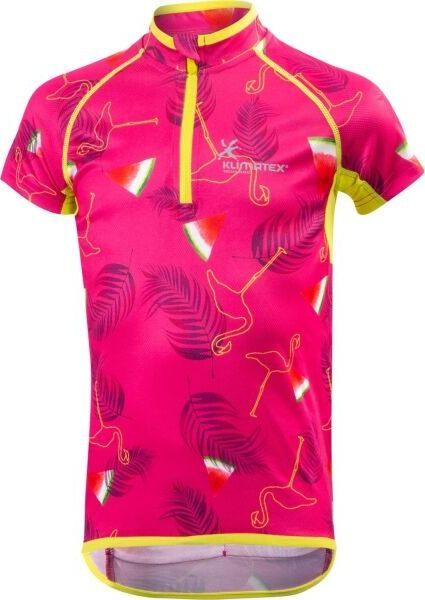 Dětský cyklodres KLIMATEX Shire růžový Velikost: 134