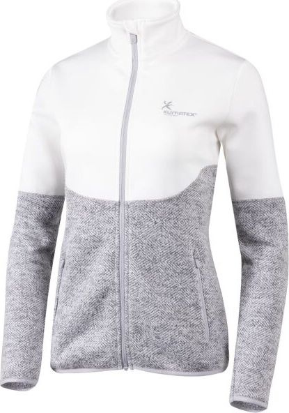 Dámská hybridní mikina KLIMATEX Ilmare šedá Velikost: XS