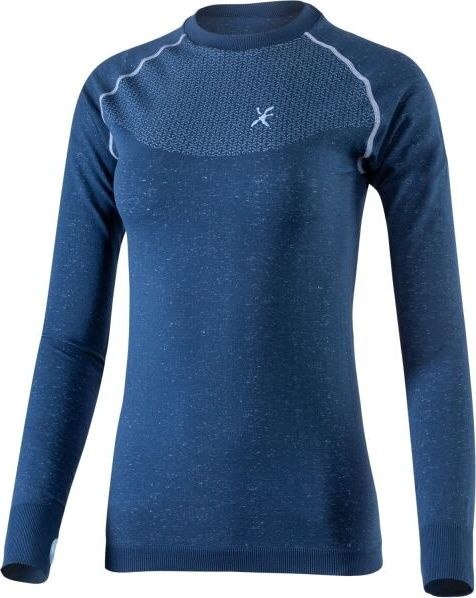 Dámské seamless triko KLIMATEX Mina modré Velikost: M