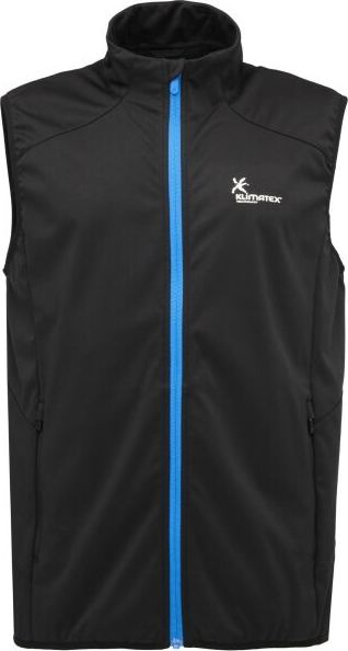 Pánská softshellová vesta KLIMATEX Segment černá Velikost: XL