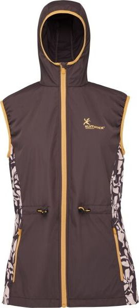 Dámská větruodolná vesta KLIMATEX Foibe růžová Velikost: XS