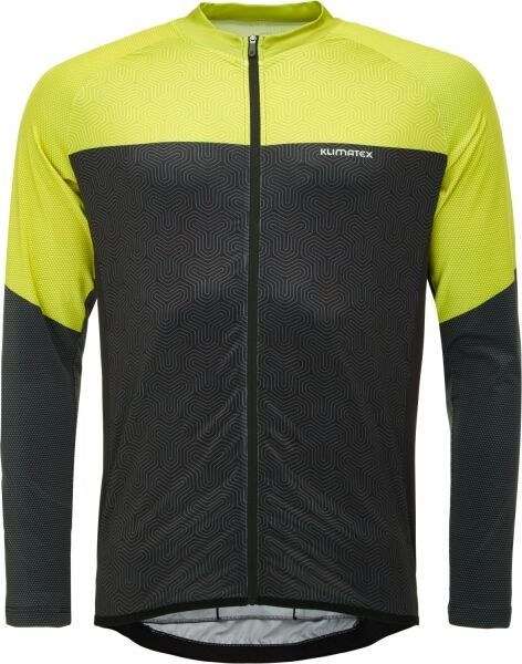 Pánský cyklistický dres KLIMATEX Indu černý Velikost: XL