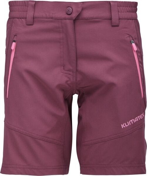 Dámské volné MTB šortky KLIMATEX Borsala s cykloprádlem fialové Velikost: XL