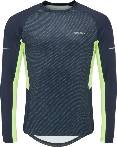 Pánské funkční triko KLIMATEX Aidan modré Velikost: 2XL
